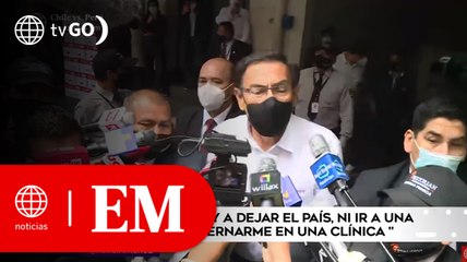 Martín Vizcarra se reunió con fiscal Juárez Atoche y afirmó que no se fugará| Edición Mediodía (HOY)