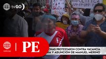 Tercer día de protestas pacíficas en contra de Manuel Merino y el congreso | Primera Edición
