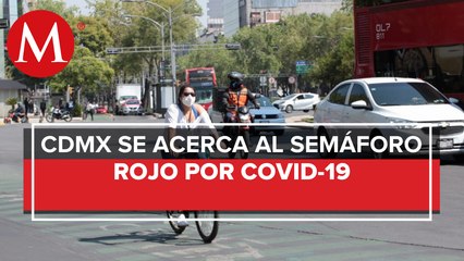 CdMx está cerca de semáforo rojo de covid-19; advierte Sheinbaum