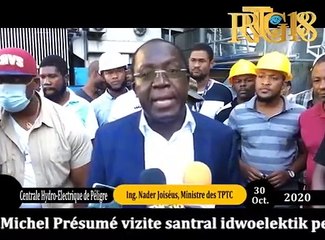 Nader Joiséus minis TPTC a vizite santral elektril EDH