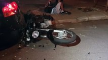 Motociclista atinge carro parado no Bairro Alto Alegre