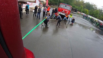 Tatra World Record Pull from Man in Wheelchair