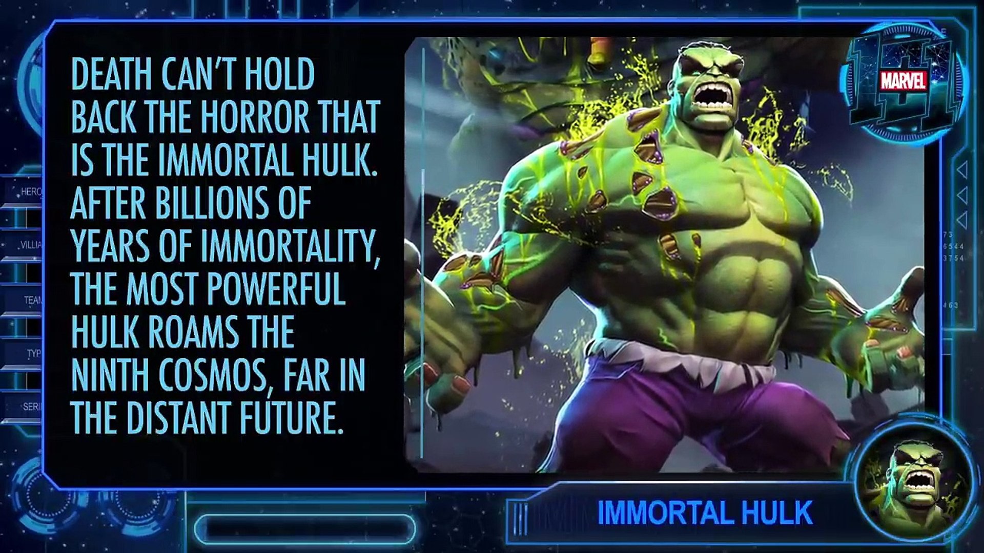Marvel Contest of Champions' Immortal Hulk  Marvel 101
