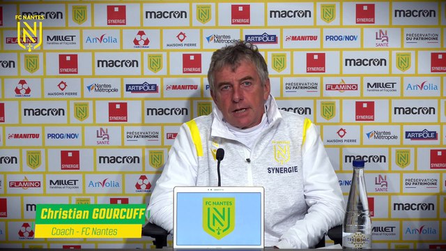 Christian Gourcuff avant FC Nantes - FC Metz