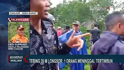 Tebing Setinggi 20 Meter Longsor Hingga Tutup Jalan, Sejumlah Pengendara Tertimbun Tanah