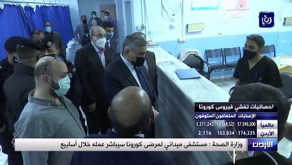 وزارة الصحة  مستشفى ميداني لمرضى كورونا سيباشر عمله خلال أسابيع
