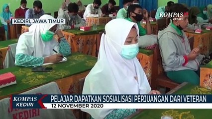 Dinas Pendidikan Kabupaten Kediri Gelar Sosialisasi Perjuangan Veteran