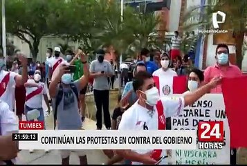 Marcha Nacional: Miles protestaron en el interior del país contra Manuel Merino