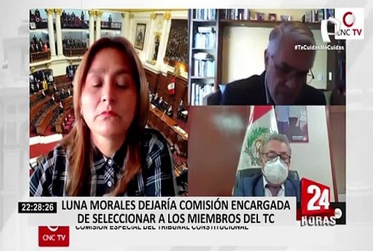 Luna Morales dejaría comisión encargada de seleccionar a miembros del TC, según Rolando Ruiz