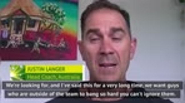 CRICKET: International: Langer admits Australia can't ignore 'brilliant' Pucovski