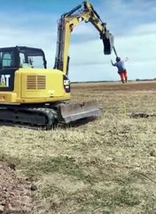 Fête foraine : Les chaises volantes sur le chantier