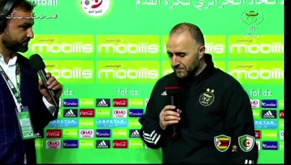ALG - ZIM : Réaction de Belmadi