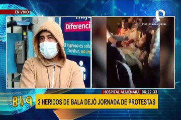 Dos heridos de bala dejó jornada de protestas