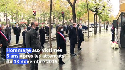 13-Novembre: cinq ans après, hommages devant les lieux des attentats