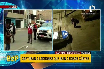 Capturan a ladrones que iban a robar una cúster