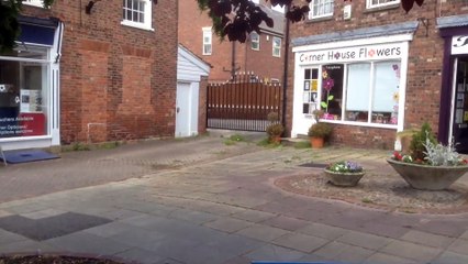 Donington Lincolnshire streets and shops
