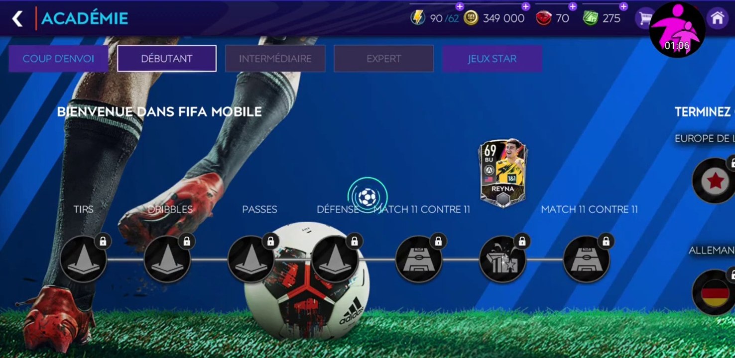 FIFA MOBILE 21 - GamePlay #6 - ACADEMIE #1