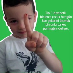 14 Kasım Dünya Diyabet Günü’nde diyabetli çocuklar için  #SensörİçinParmakKaldır kampanyası