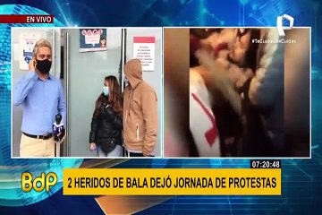 Dos heridos de bala habría dejado  jornada de protestas