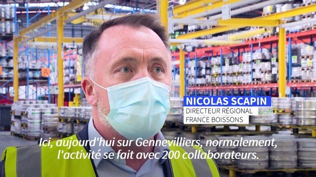 Bars et restaurants fermés: les stocks s'empilent chez les distributeurs de boissons