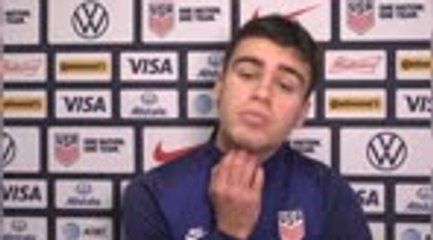 US teenage sensation Reyna unfazed by nerves on international debut