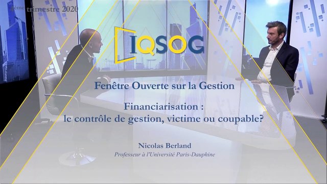 Le contrôle de gestion face à la financiarisation [Nicolas Berland]