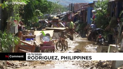 Typhoon leaves at least 42 dead and 20 missing in Philippines