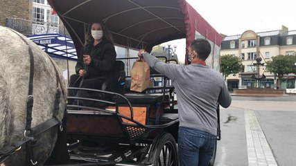 Insolite. À Saint-Malo, des livraisons à cheval!