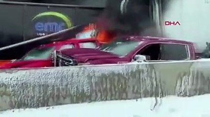 ABD'de 29 araçlı zincirleme kaza 9 yaralı