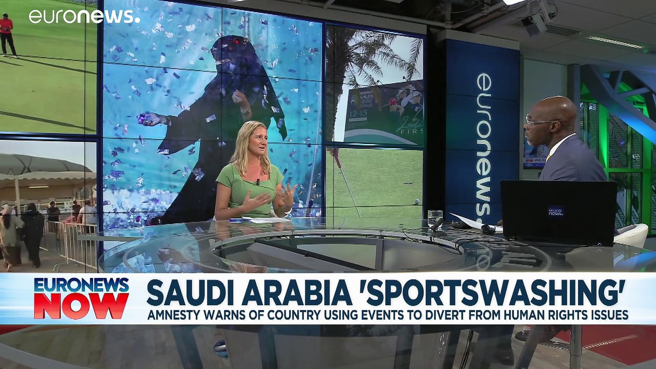 Saudi Arabia accused of using golf tournament to 'sportswash' its human rights record
