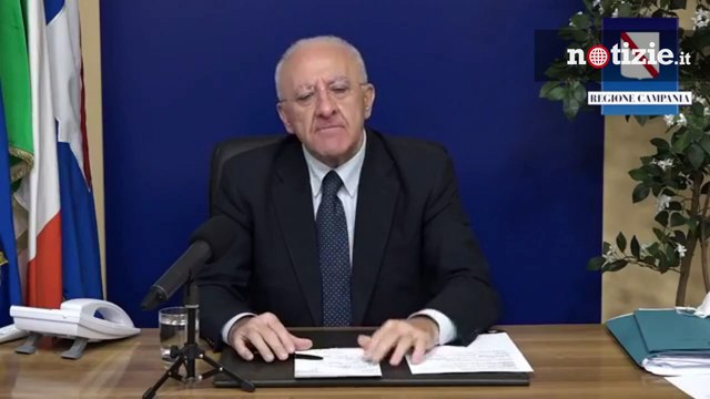 Coronavirus, De Luca e la zona Rossa in Campania: Governo vada a casa
