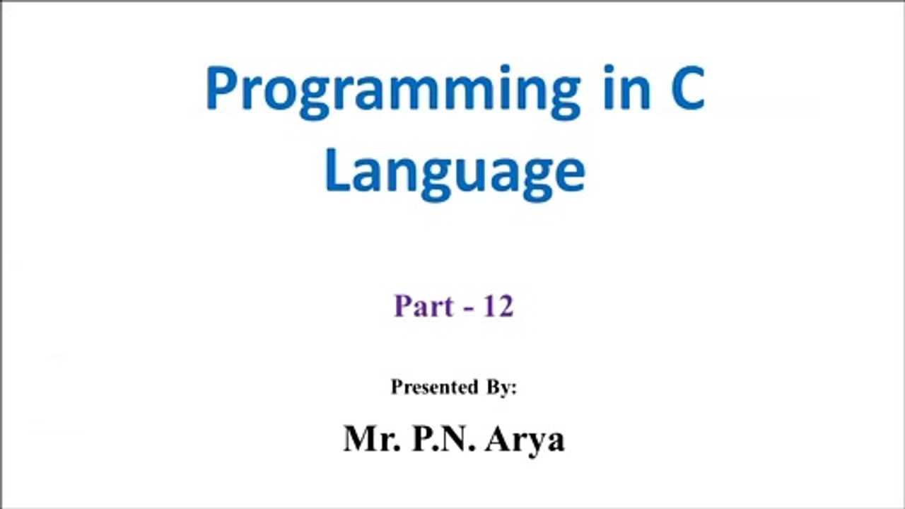 C Programming Language Part 12 in Hindi | Recursion function in C | Factorial program in C | PremnArya | PN Arya | Prem Sir