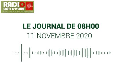 Journal de 08h00 du 11 novembre 2020 [Radio Côte d'Ivoire]