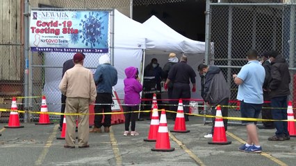 Etats-Unis: Inquiétude face à l'explosion de cas de Covid-19 à Newark