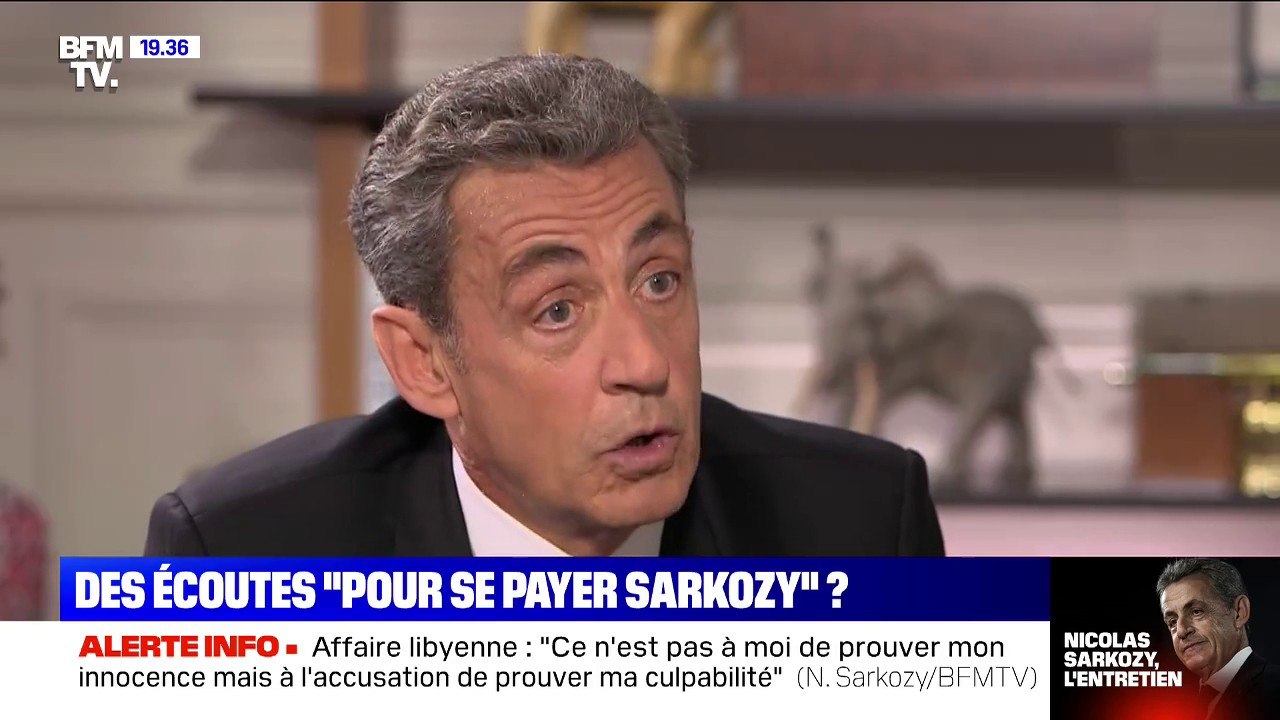 Nicolas Sarkozy: "Je ne suis pas un pourri et ce qui m’est infligé est un scandale"