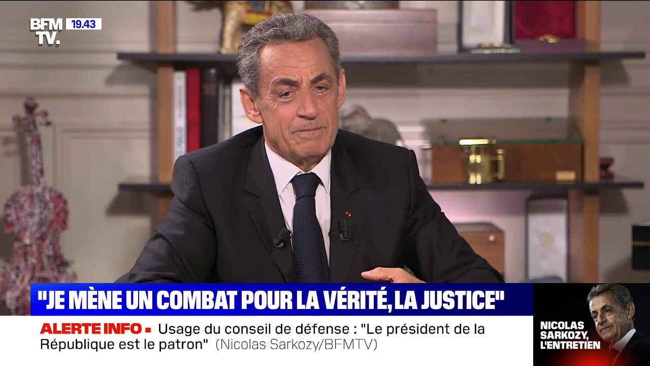 Nicolas Sarkozy à propos d'un retour en politique: "J'ai tourné la page, je mène un combat pour la vérité et la justice"