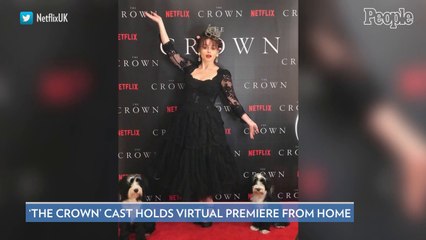 The Crown Cast Brought the Red Carpet to Their Homes for Season 4 Premiere — See All the Looks!