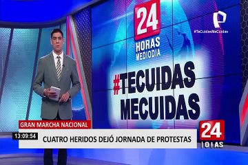 Presunto policía es captado realizando disparos durante protesta