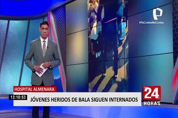 Uno de los jóvenes heridos en Marcha Nacional permanece delicado en Hospital Almenara