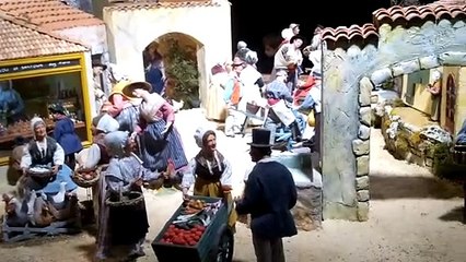 NOTRE  DAME DE PARIS  CRECHE DE NOEL