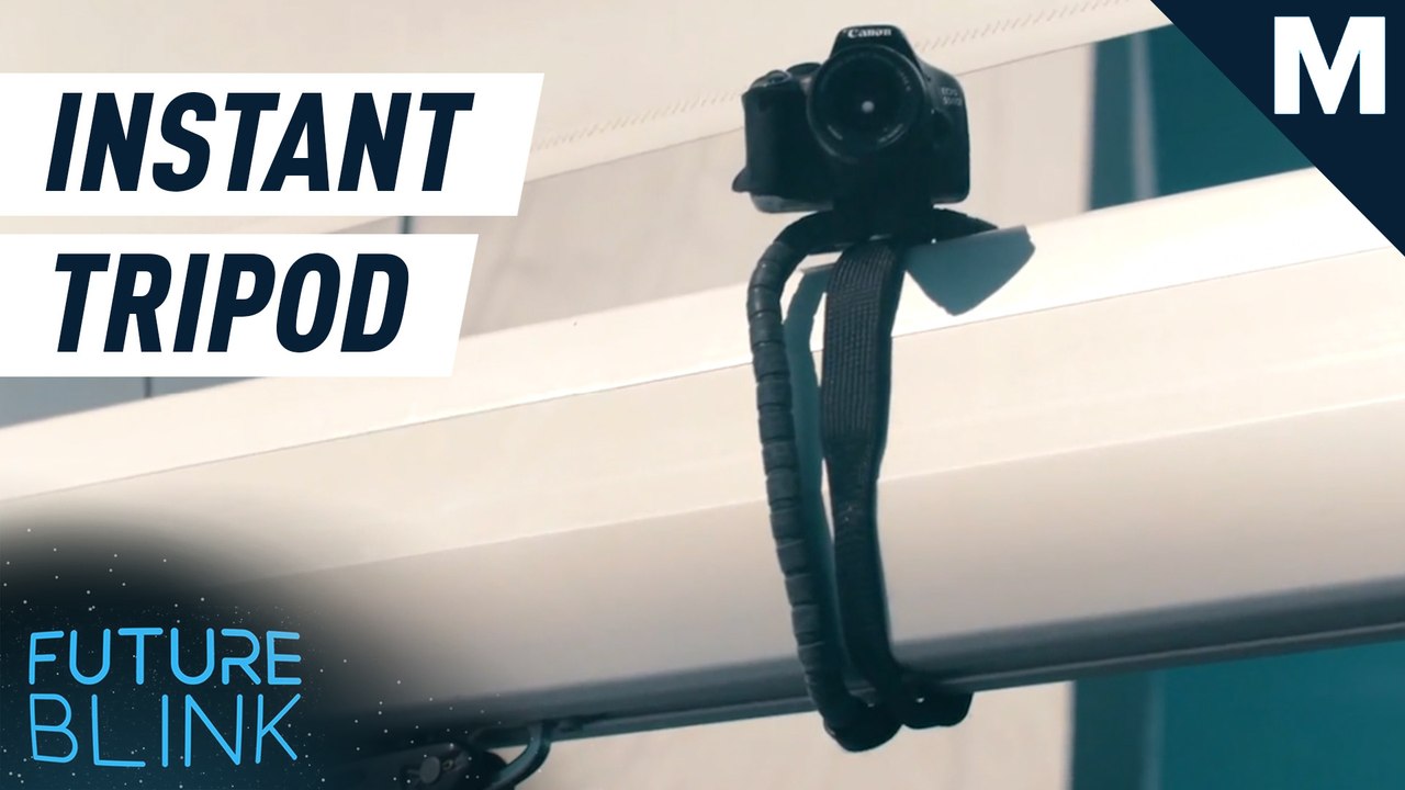 Instantly turn this camera strap into a tripod....