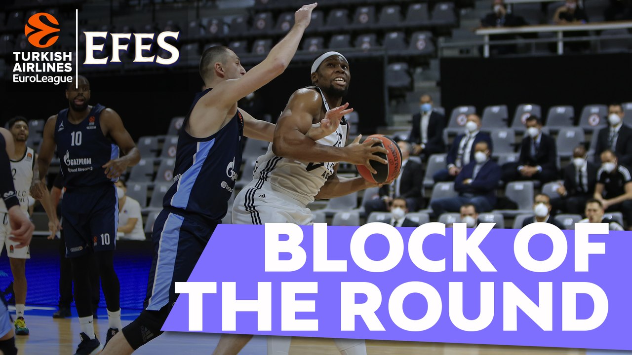 Efes Block of the Round: Guerschon Yabusele, LDLC ASVEL Villeurbanne