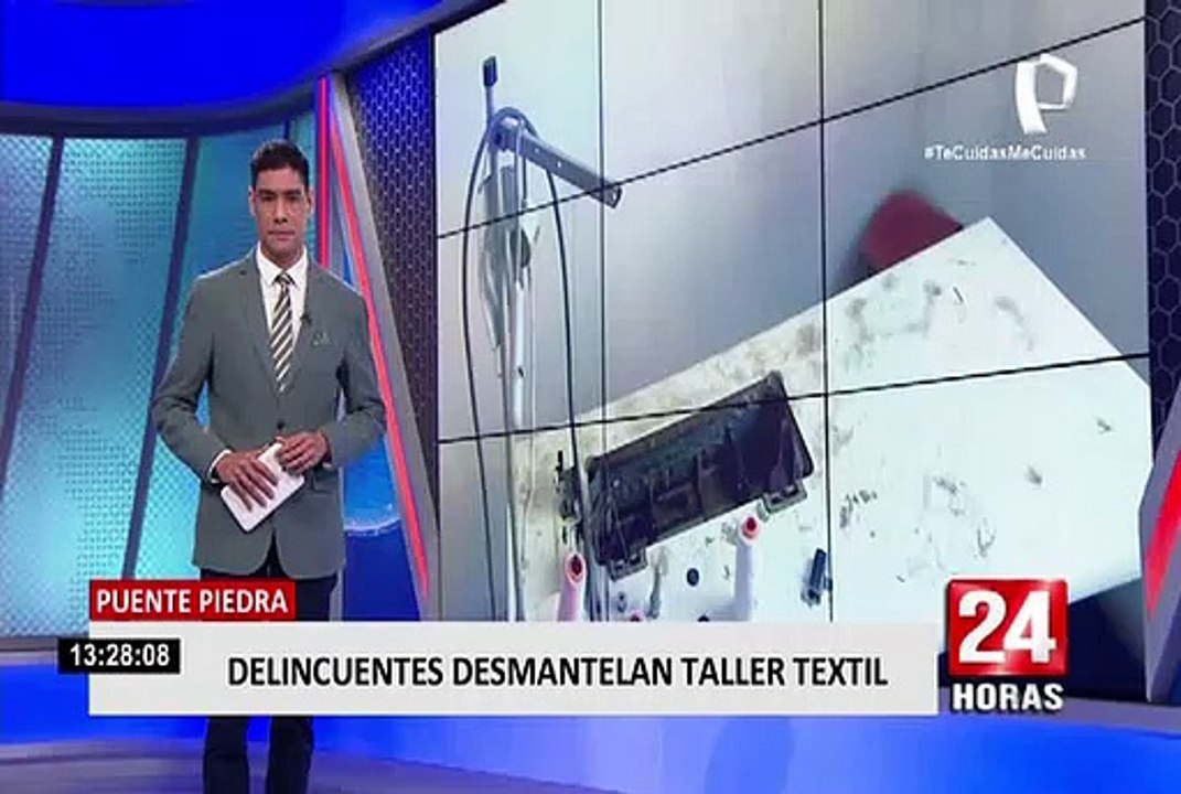 Puente Piedra: delincuentes desmantelan taller textil