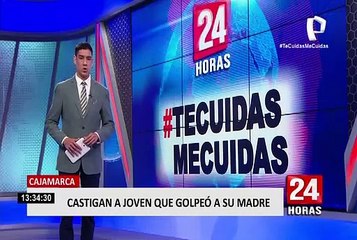 Castigan a joven que golpeó a su madre en Cajamarca