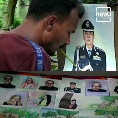 Armless Painter Paints With His Mouth