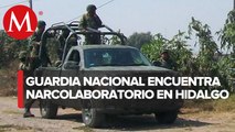 GN desmantela narcolaboratorio en Hidalgo