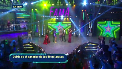 ¡Felicitamos a Osiris, el absoluto ganador con el voto del público! | Todos Quieren más Fama