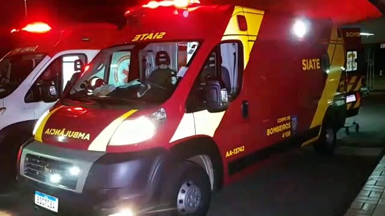 Jovem de 20 anos fica ferido ao cair de bicicleta no Bairro Santa Felicidade