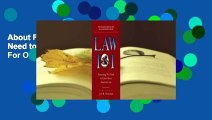 About For Books  Law 101: Everything You Need to Know about American Law  For Online