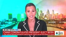 China congratulates Biden on winning presidential election